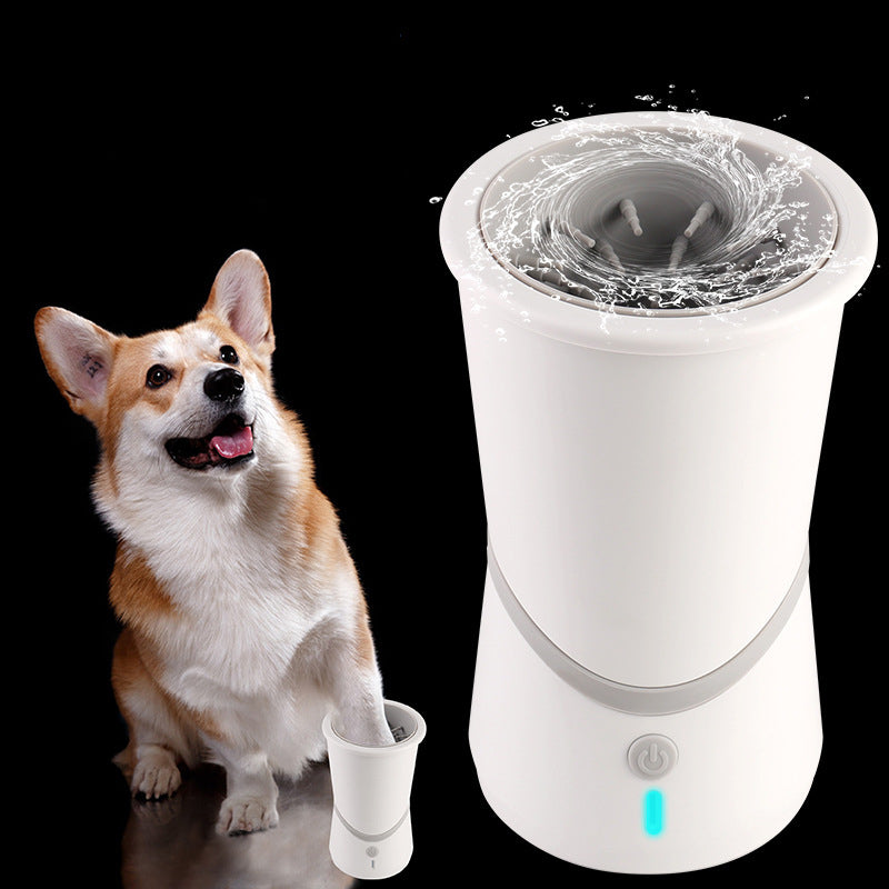Electric Paw Cleaner for Dogs & Cats – Portable Paw Washer Cup